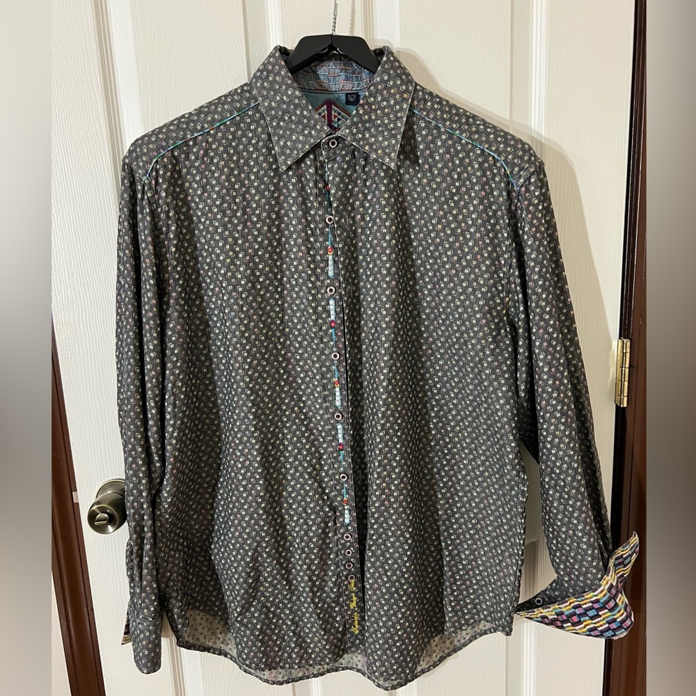 Robert Graham long sleeve button down shirt.